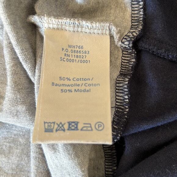 Boden Colorblock T-shirt Shift Dress Grey - Picture 7 of 8